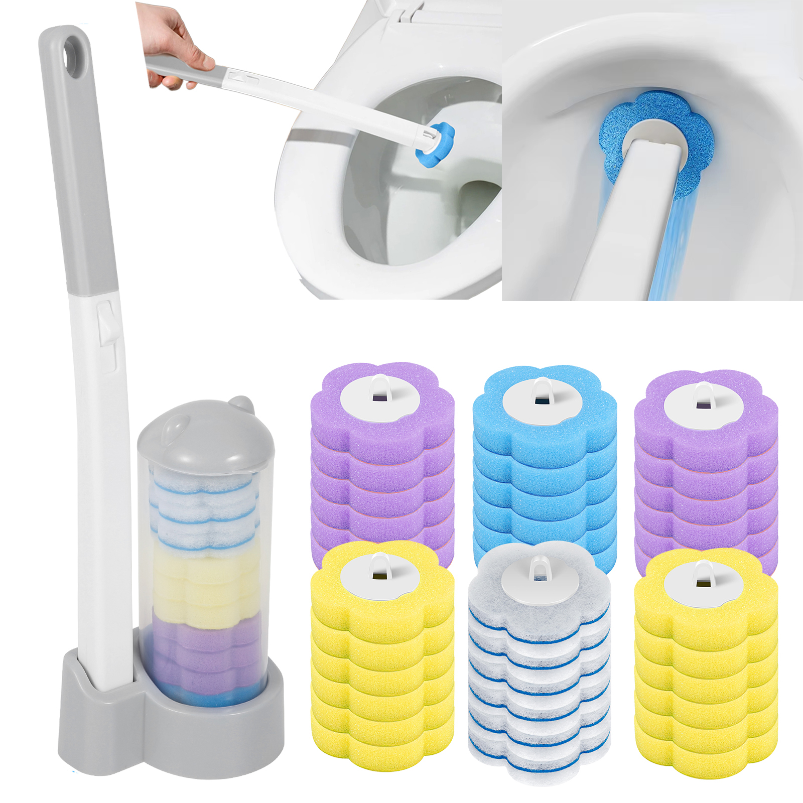 New Toilet Brush Disposable Re - Home Improvement News recensie en prijs