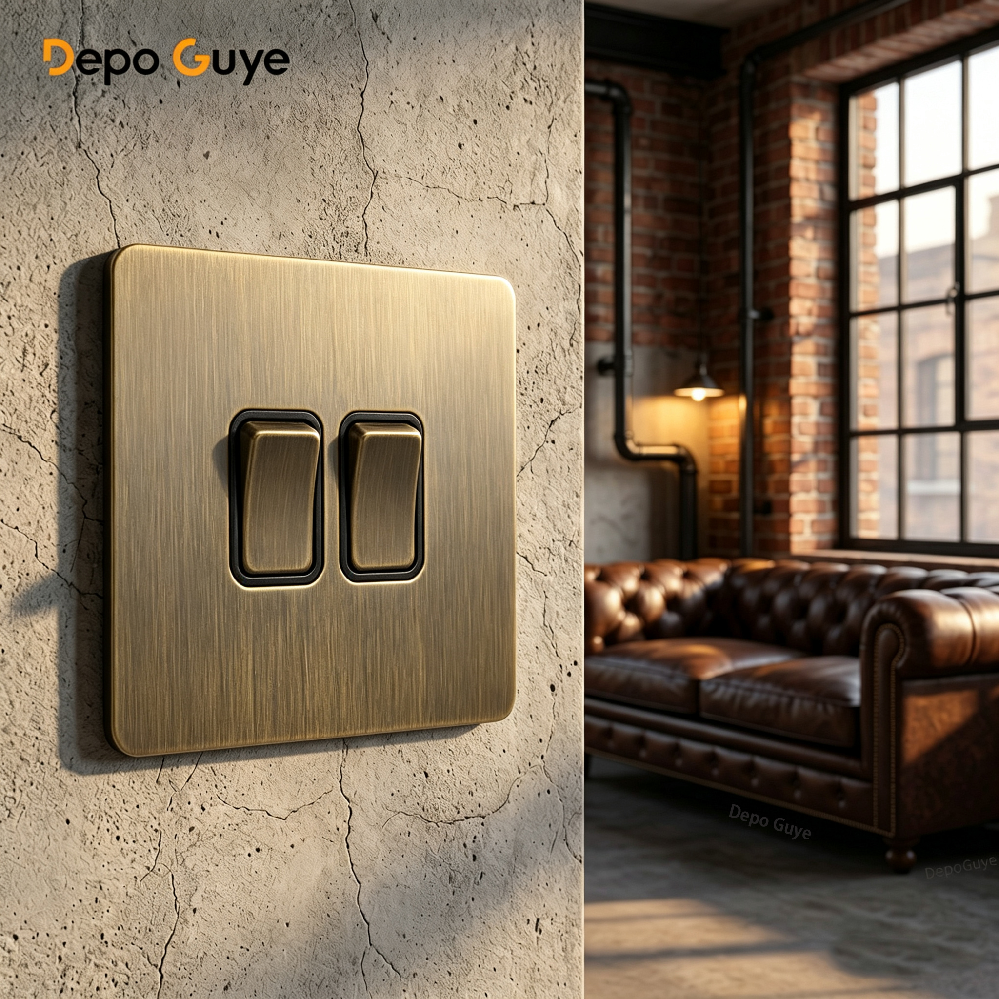 Retro Metal Brushed Antique St - Home Improvement Uk recensie en prijs