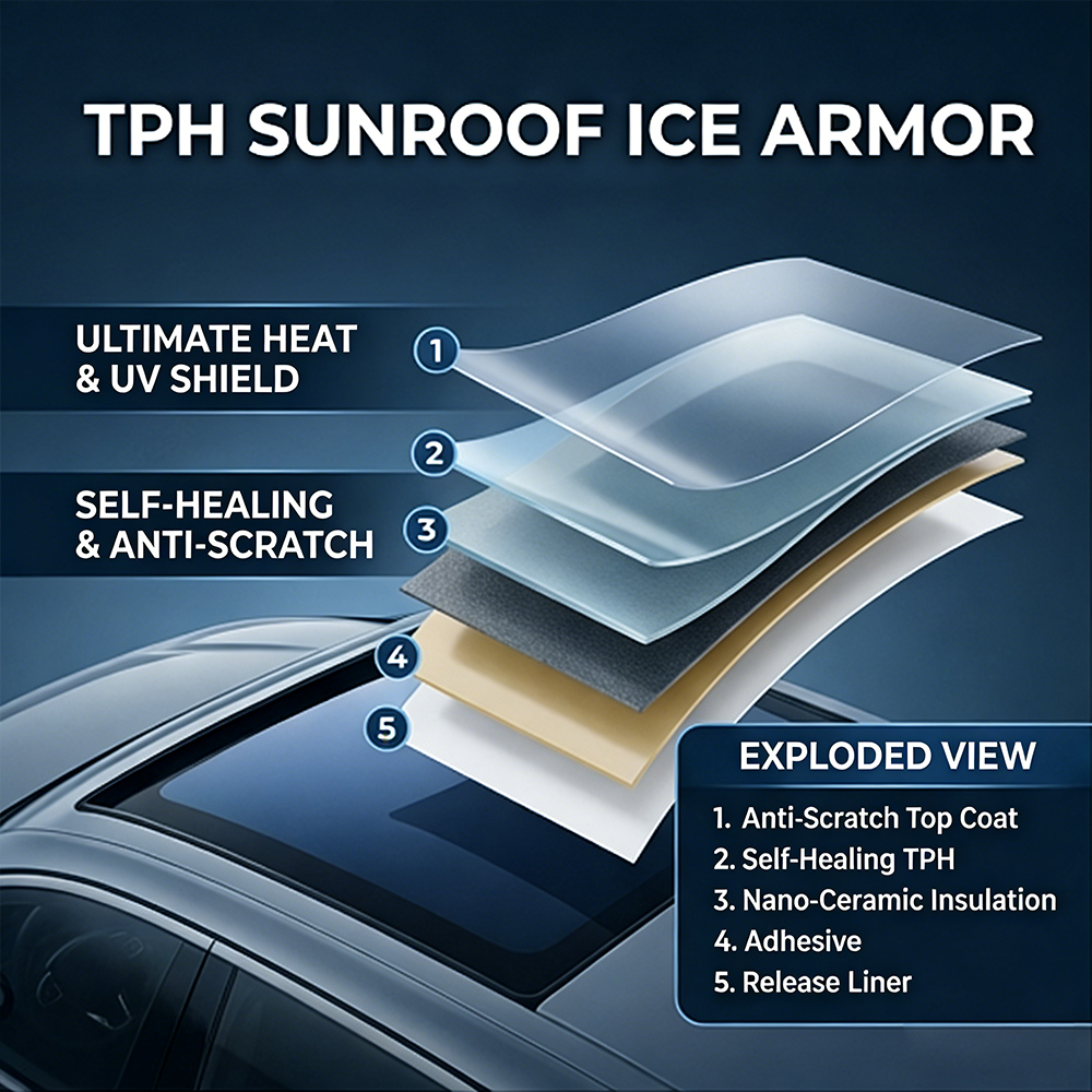 TPH Car Sunroof Ice Film Heat  - Window Insulation Film recensie en prijs