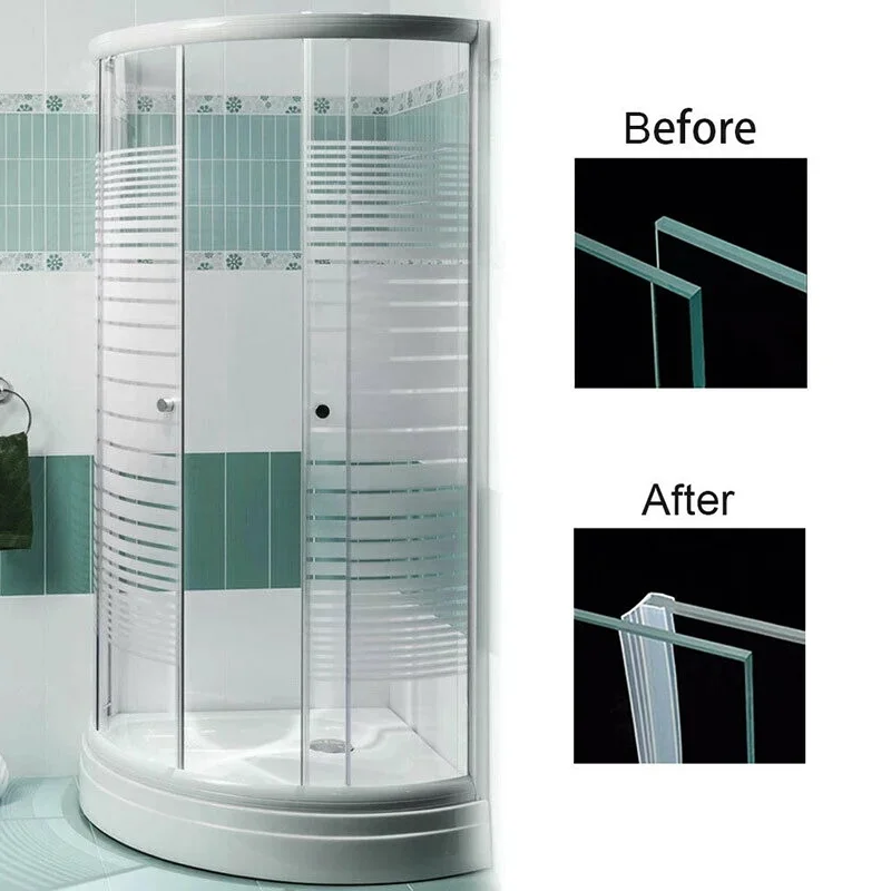 6/8/10/12mm Gap Glass shower d - Door Weather Strip recensie en prijs
