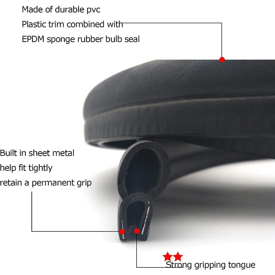 Car Door Rubber Seal Strip wit - Door Weather Strip recensie en prijs