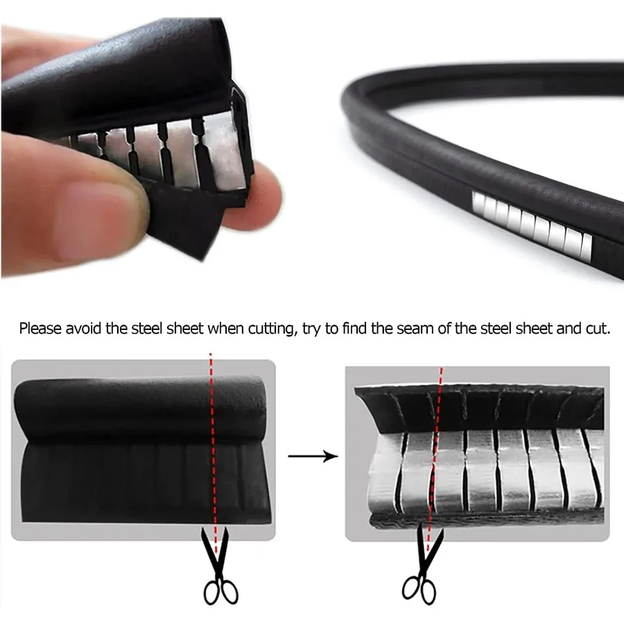 Car Door Rubber Seal Strip wit - Door Weather Strip recensie en prijs