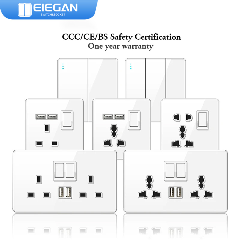 ELEGAN UK Socket White 16A/20A - Home Improvement Uk recensie en prijs