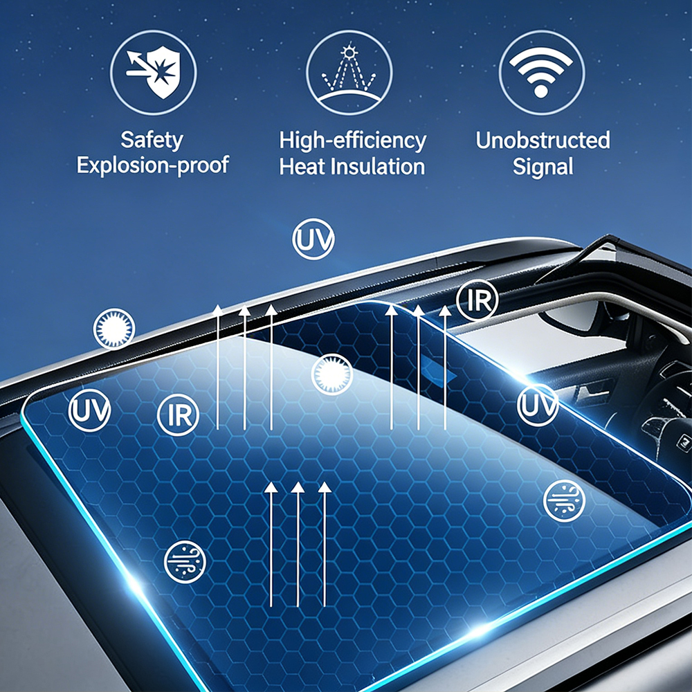 7.5mil TPH Car Sunroof Ice Arm - Window Insulation Film recensie en prijs
