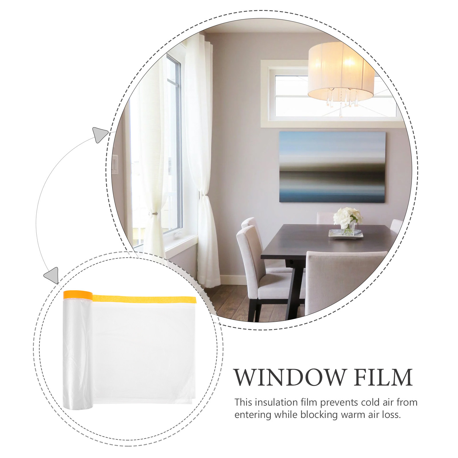 20M Window Dustproof Film Wint - Window Insulation Film recensie en prijs
