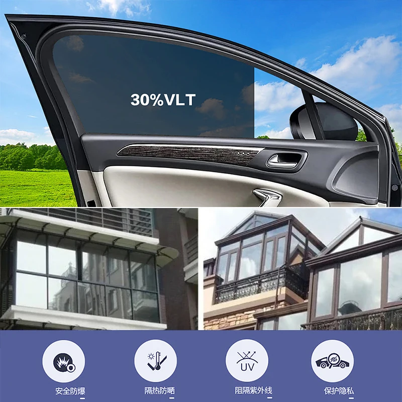 50cmx3m Car Window Privacy Tin - Window Insulation Film recensie en prijs