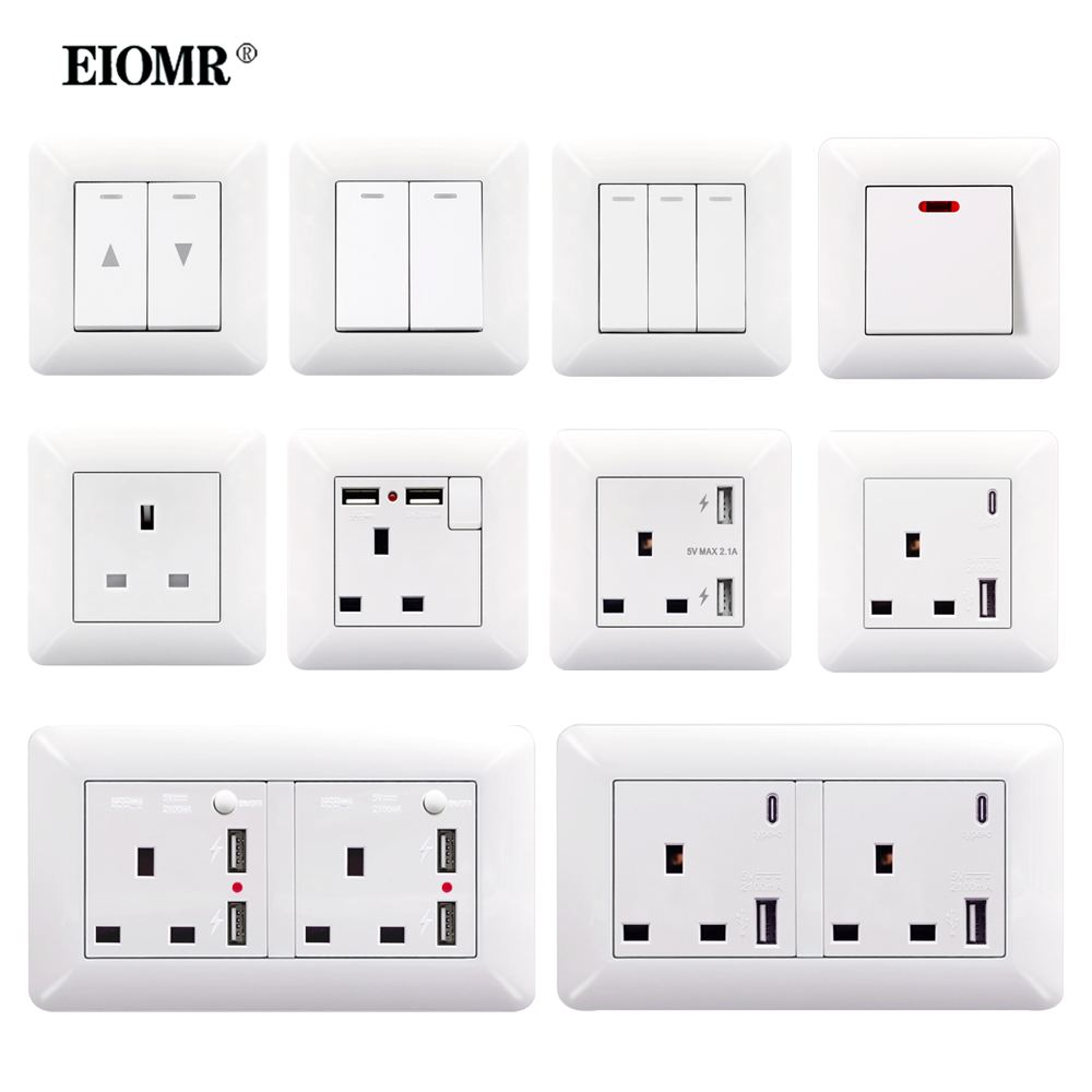EIOMR UK Wall Switch Socket wi - Home Improvement Uk recensie en prijs