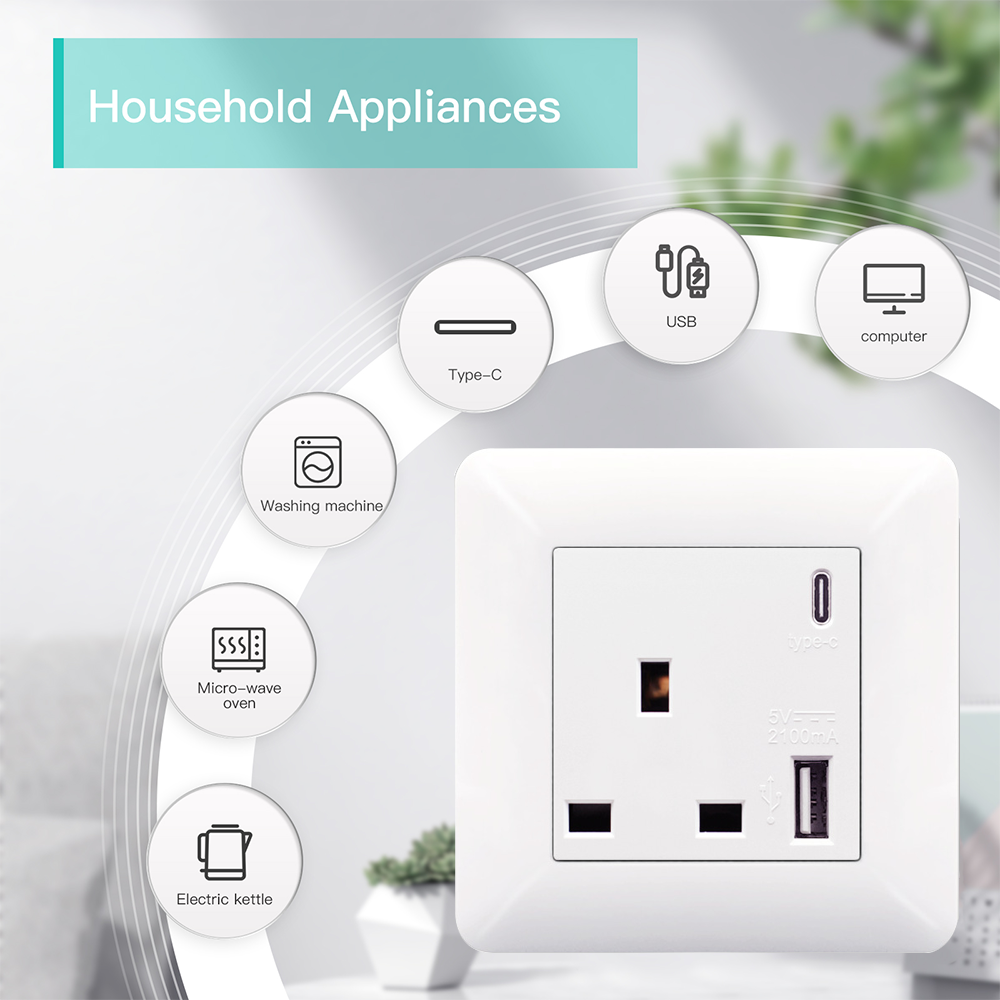 EIOMR UK Wall Switch Socket wi - Home Improvement Uk recensie en prijs