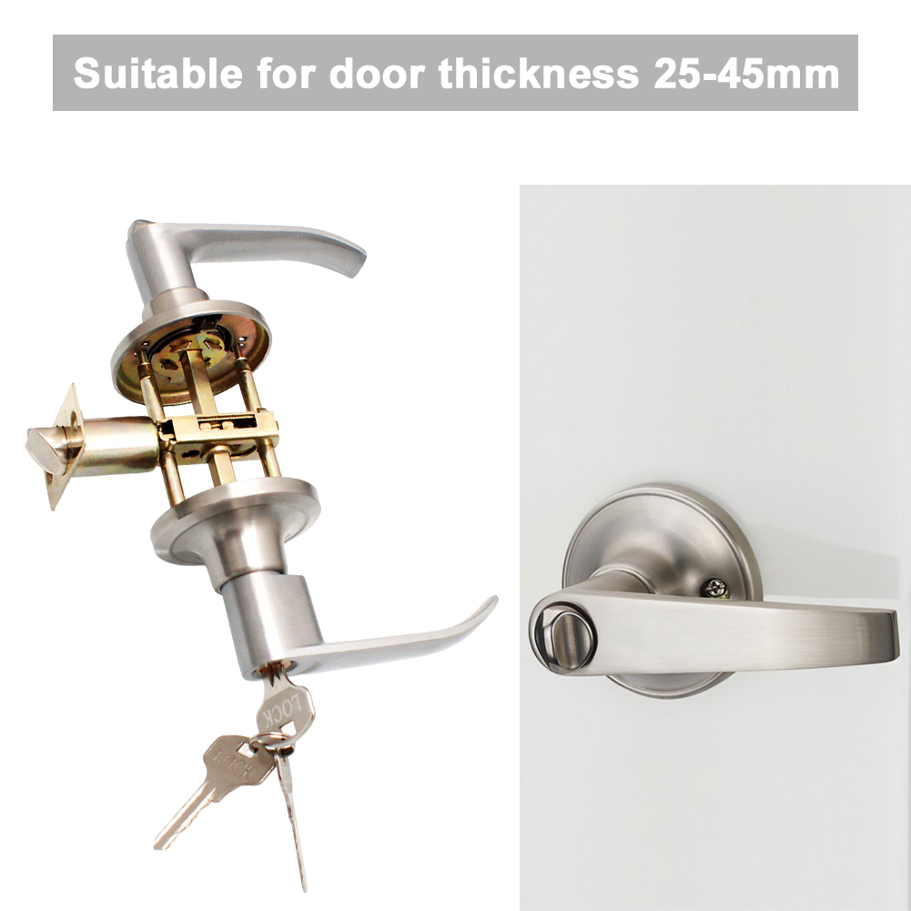 Door Lever Lock with 3 Keys En - Door Knob Replacement recensie en prijs