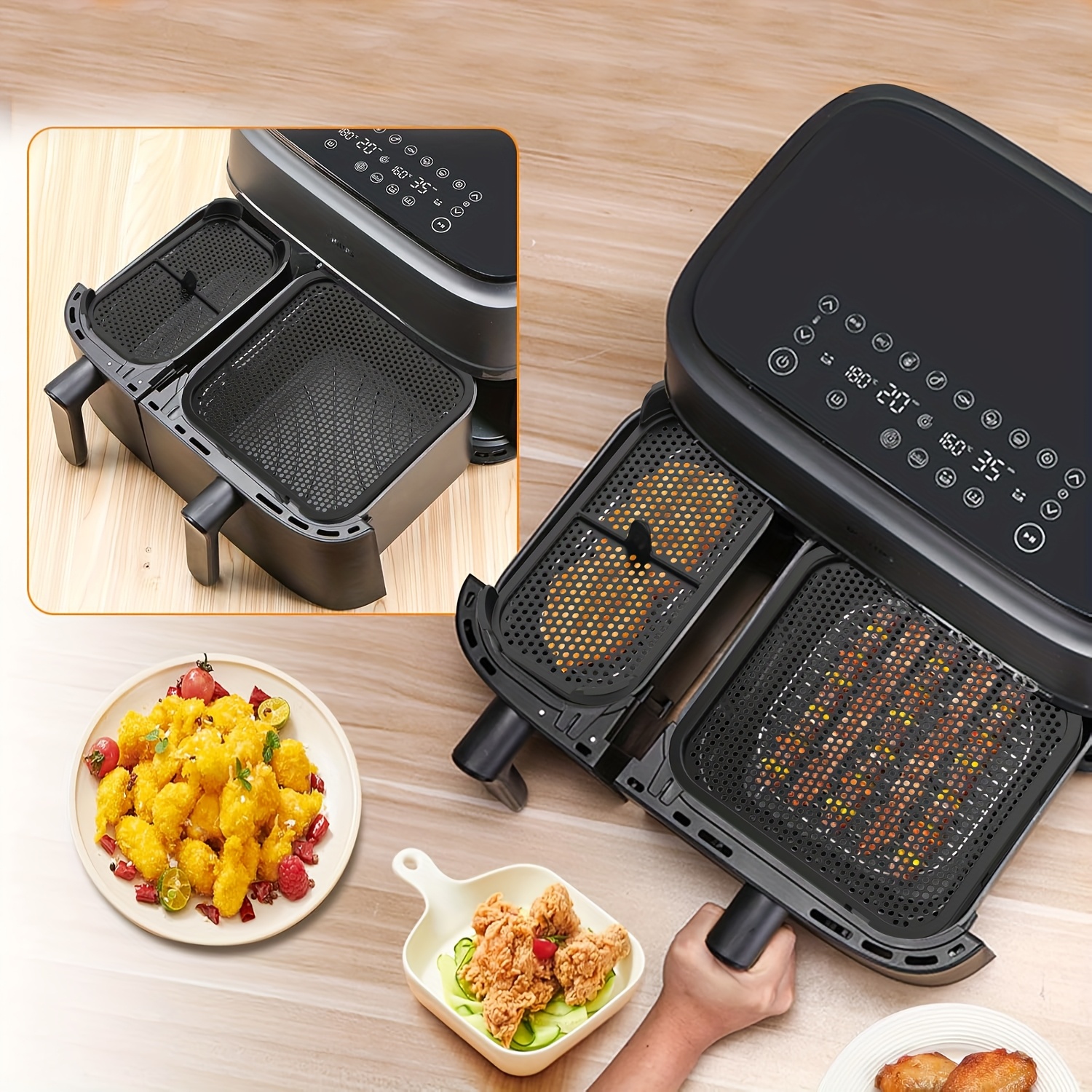 2Pcs New Air Fryer Splash Guar - Home Improvement News recensie en prijs