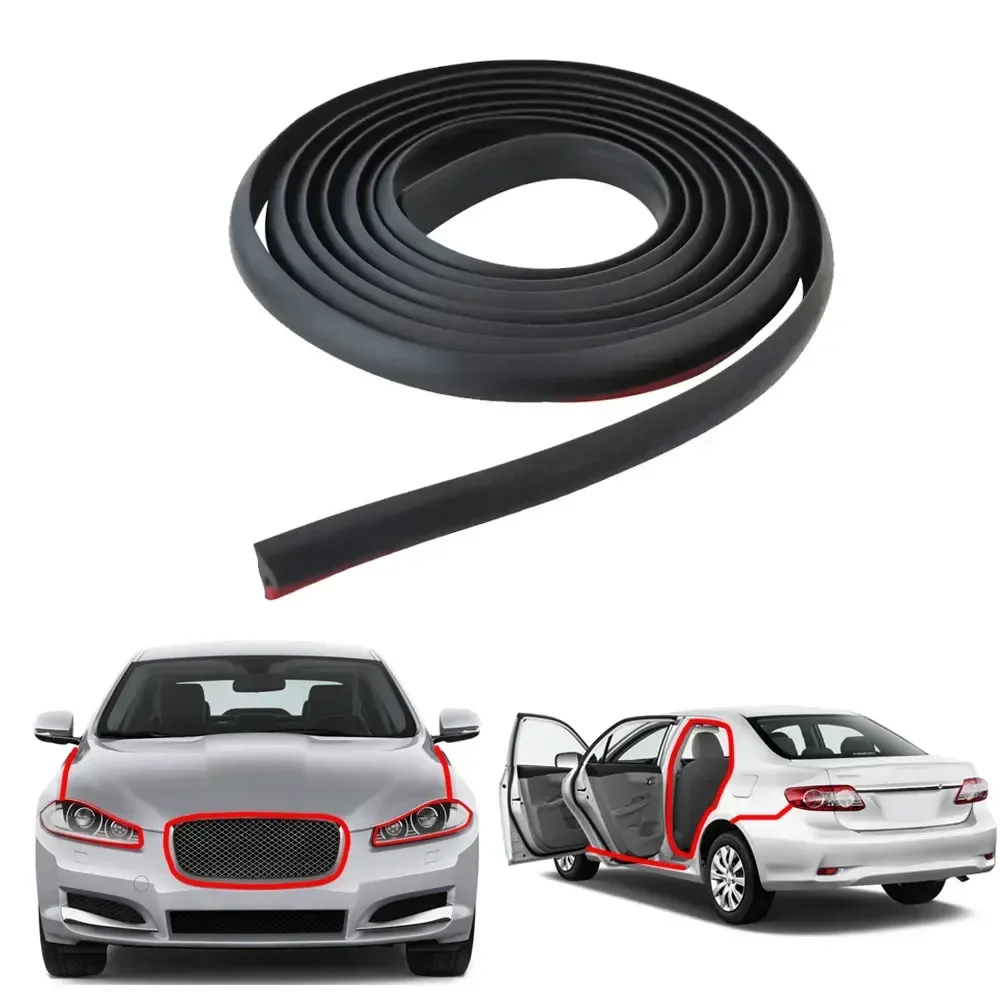 Car 2m Black Universal Slanted - Door Weather Strip recensie en prijs